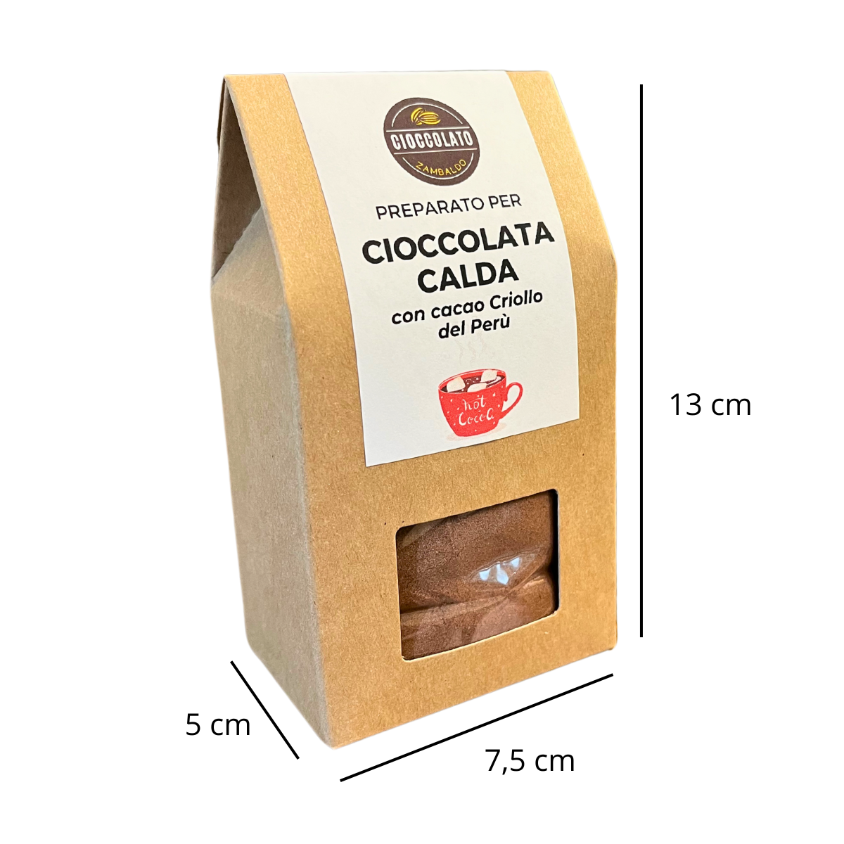 MISCELA ARTIGIANALE CIOCCOLATA CALDA - Preparato per fare a casa tua la vera cioccolata calda - Senza lattosio