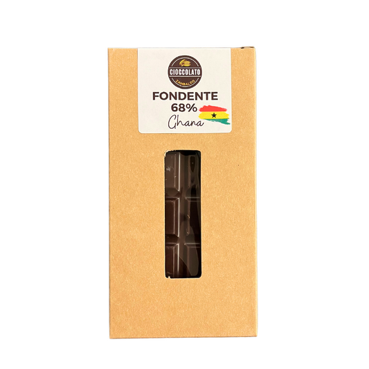 TAVOLETTA CIOCCOLATO FONDENTE FONDENTE 68% GHANA - Cioccolato monorigine del Ghana