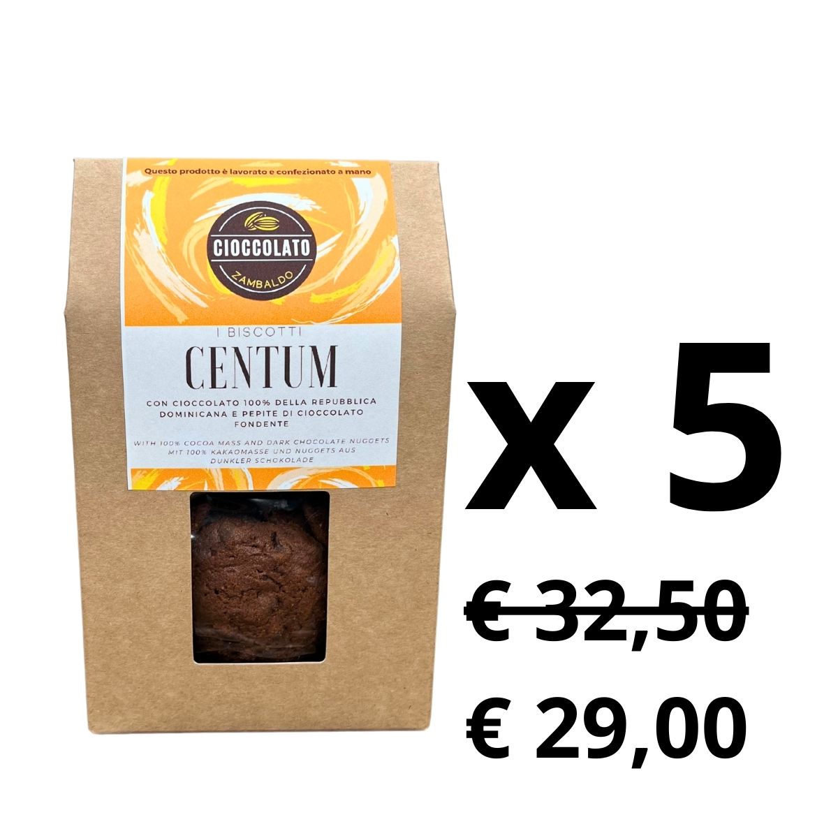 CENTUM - Biscotti al cioccolato con gocce di cioccolato fondenti