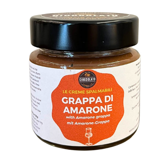 SPALMABILE GRAPPA DI AMARONE - Spalmabile veronese con cioccolato e grappa di Amarone