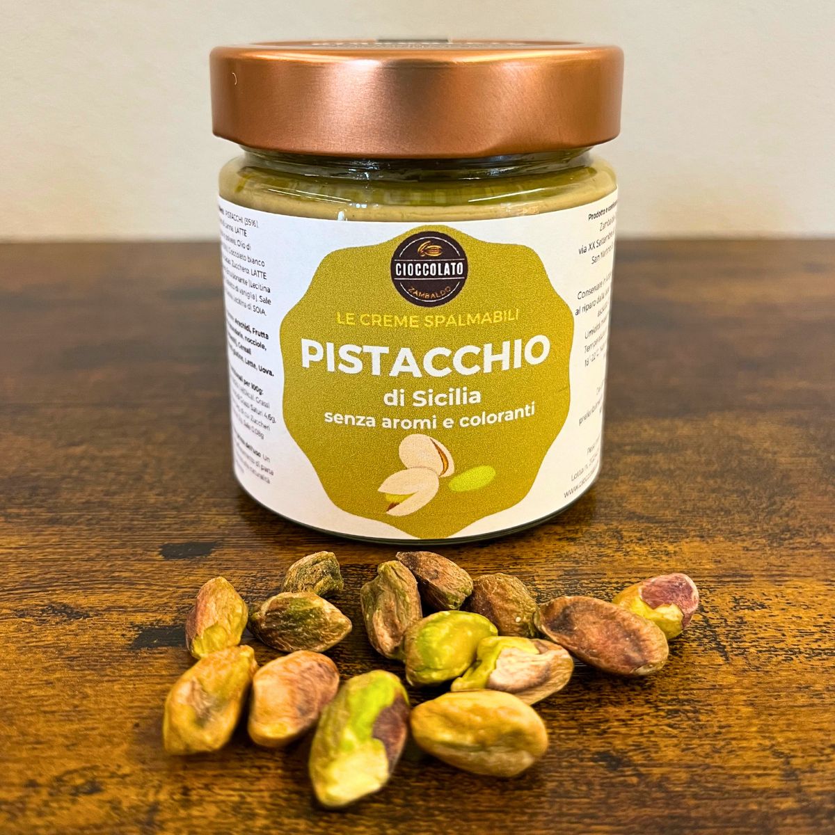 SPALMABILE PISTACCHIO - Crema spalmabile al Pistacchio di Sicilia