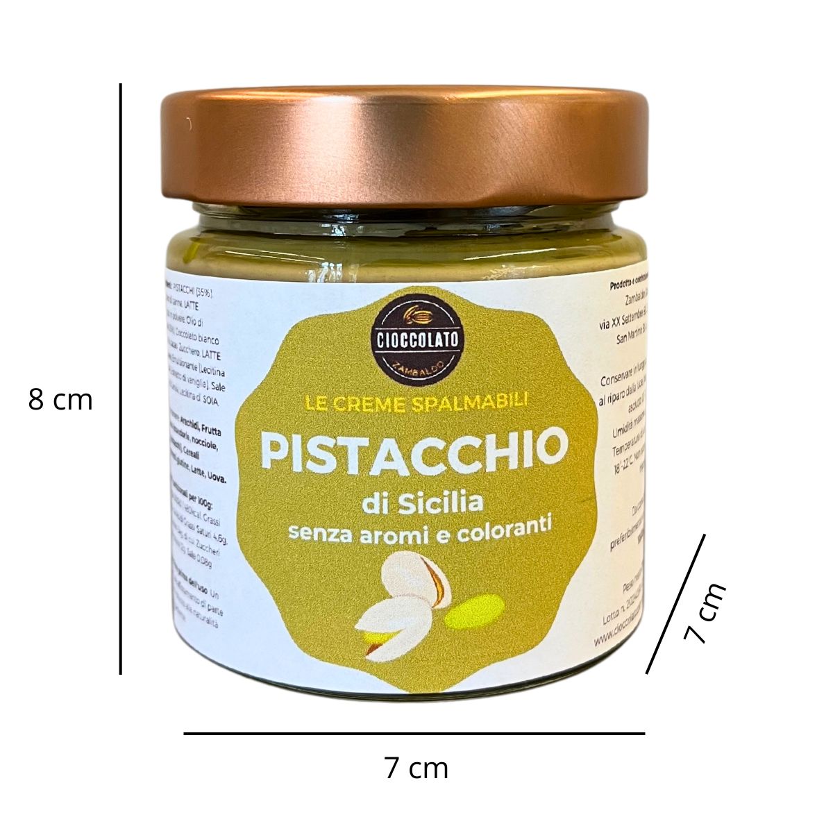 SPALMABILE PISTACCHIO - Crema spalmabile al Pistacchio di Sicilia